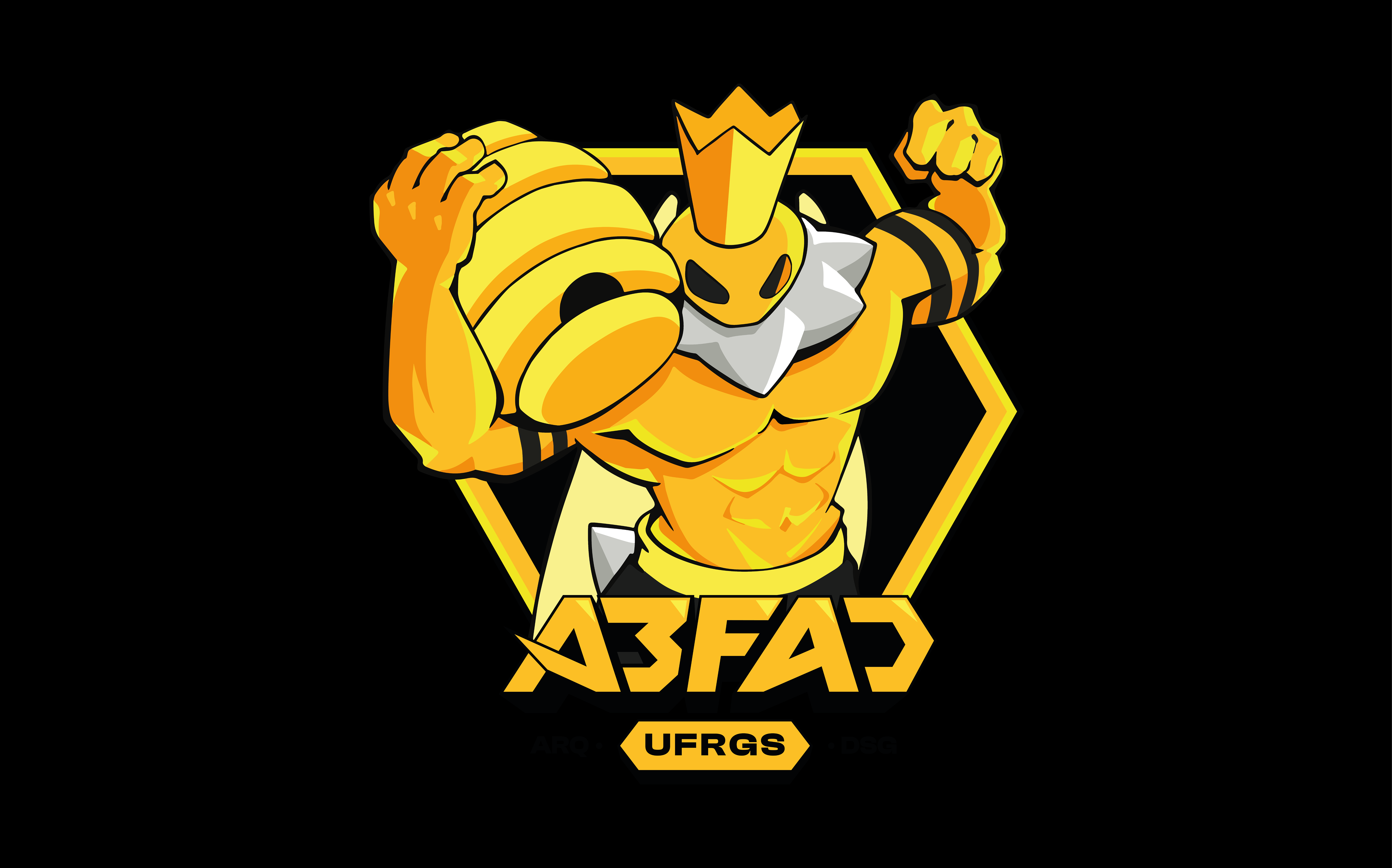 A3FAD mascot illustration