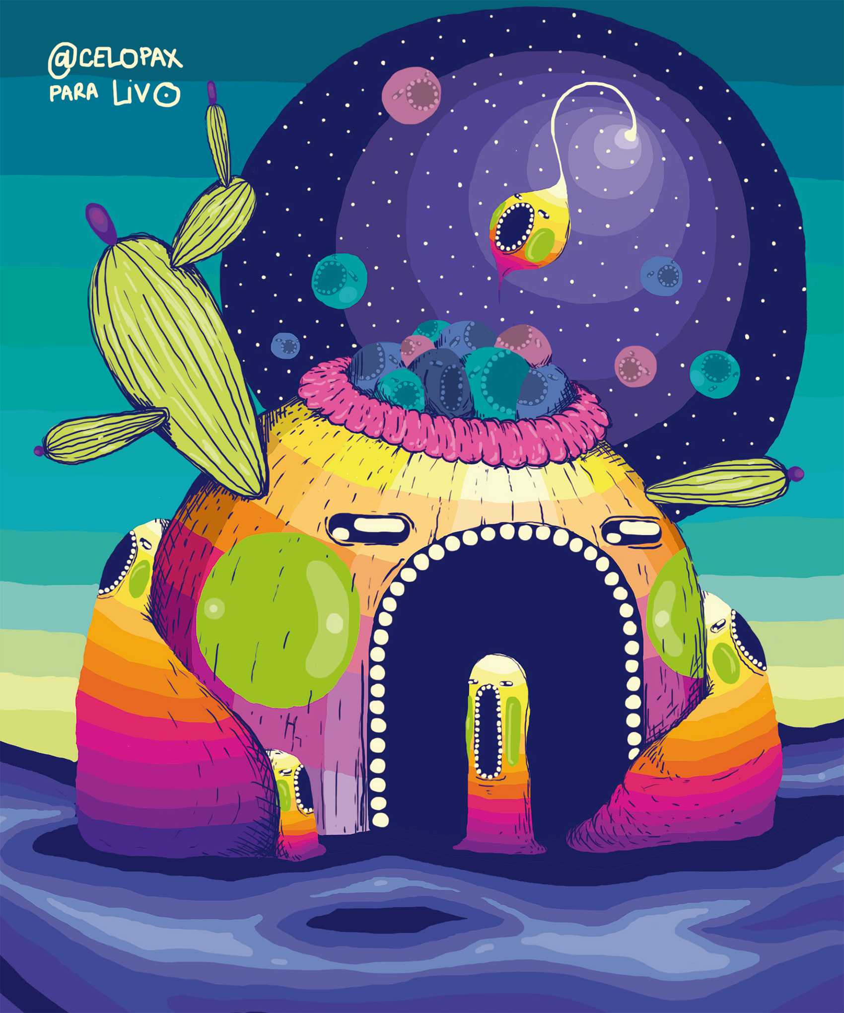 Celopax space illustration