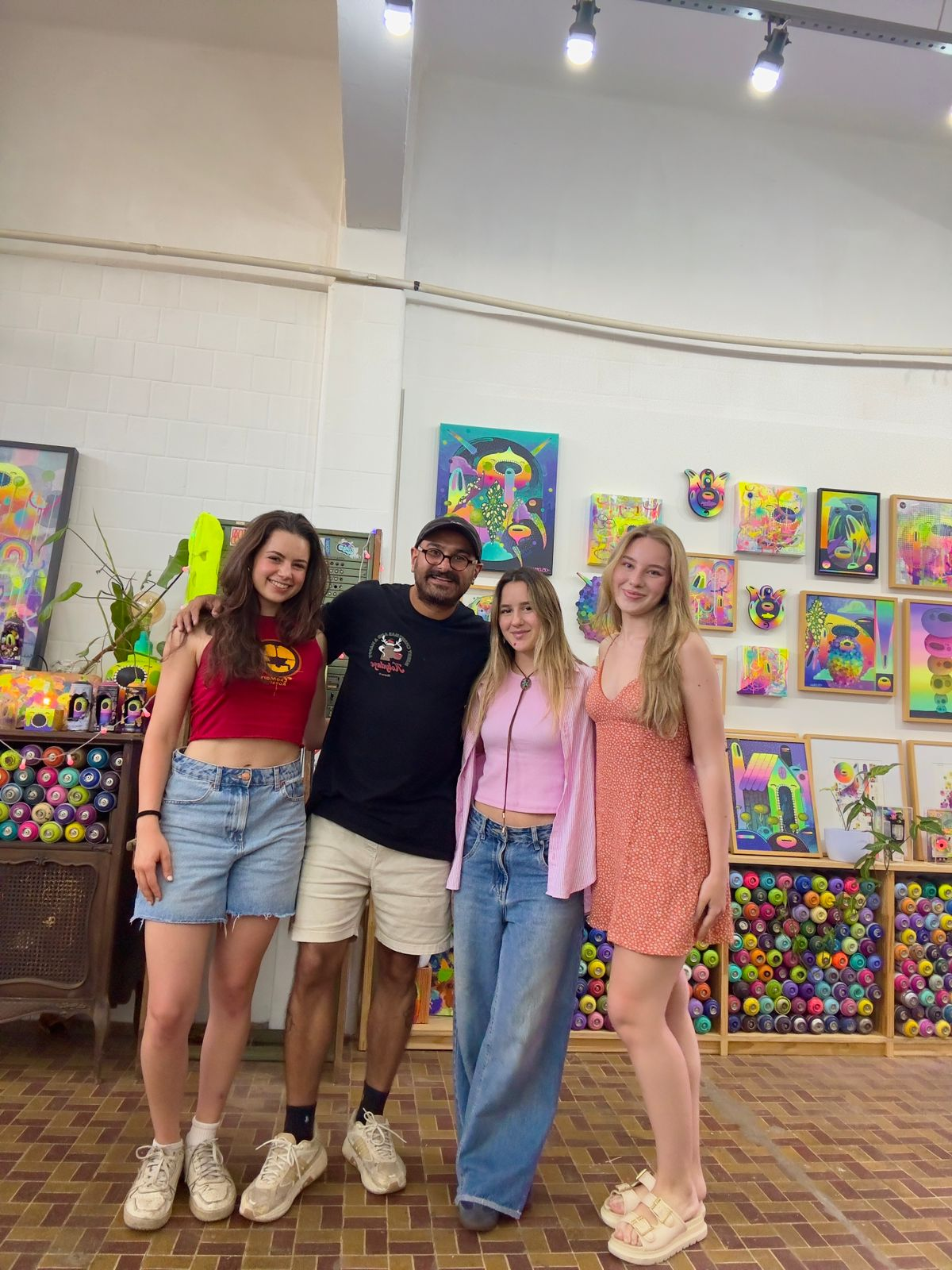 Team visiting Celopax studio